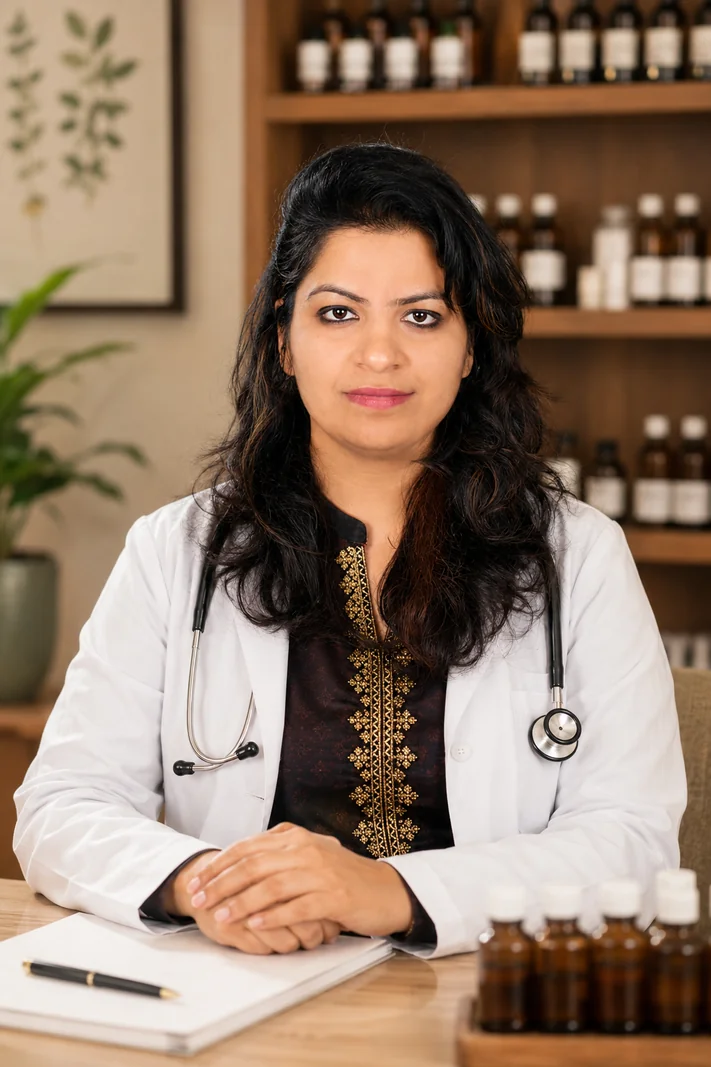 Dr. Meenakshi Shriwas — Advanced Homeopathy, Hair & Skin Clinic Udaipur